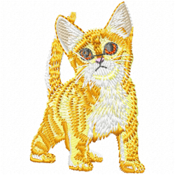 Cats Embroidery Design 5